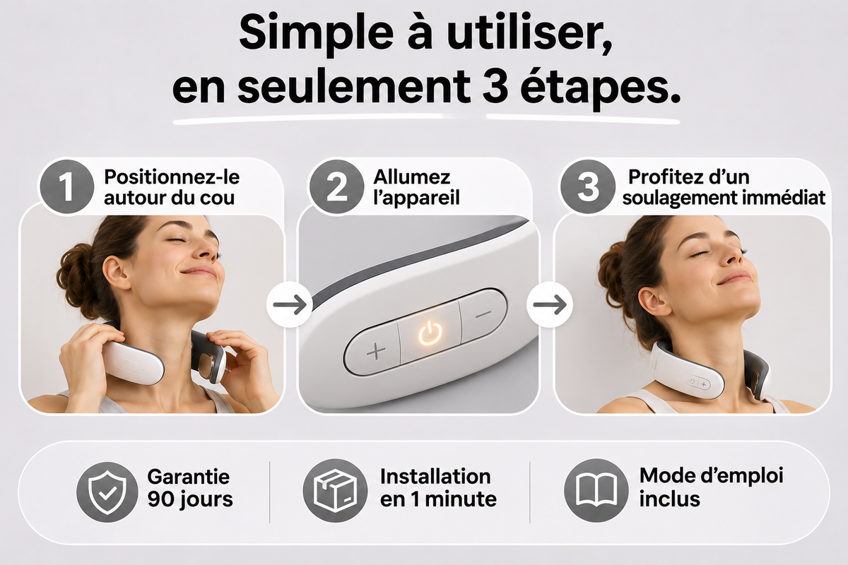 Masseur cervical à pulsations