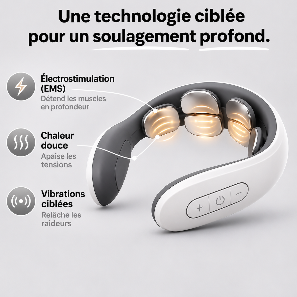 Masseur cervical à pulsations